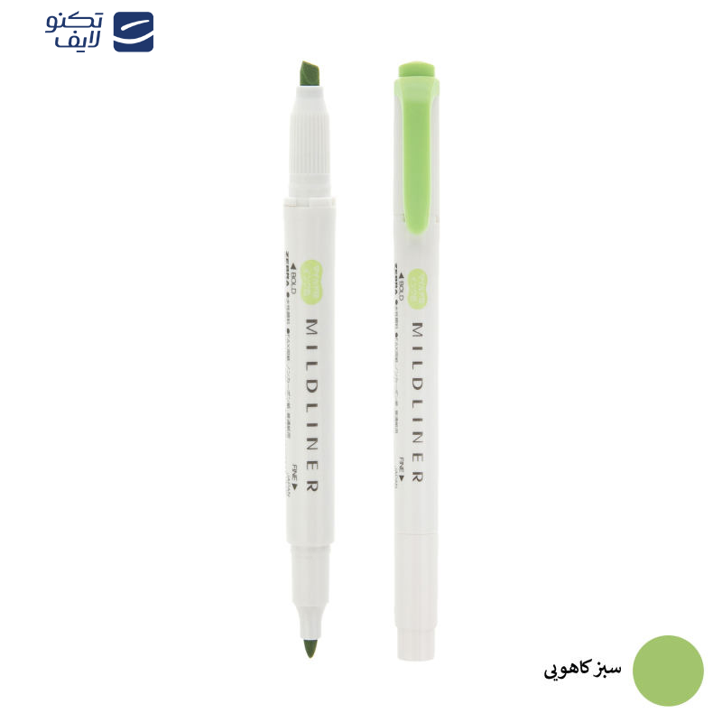 ماژیک علامت گذار زبرا مدل Mildliner بسته 10 عددی