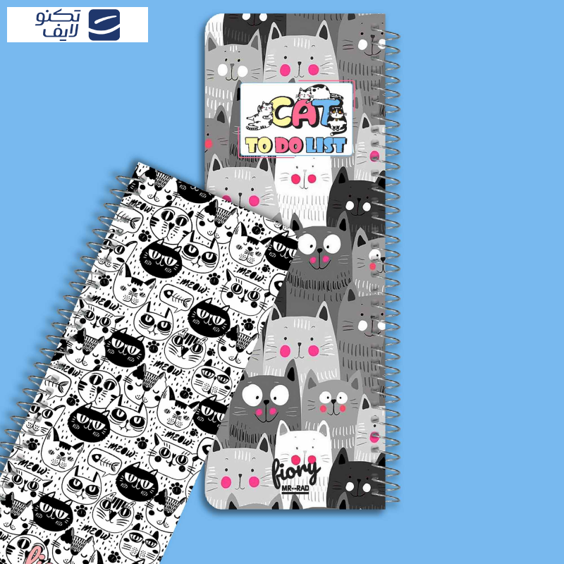 دفترچه یادداشت مستر راد مدل to do list طرح گربه های فانتزی کد fiory 1799 دفترچه یادداشت مستر راد مدل to do list طرح گربه های فانتزی کد fiory 1799