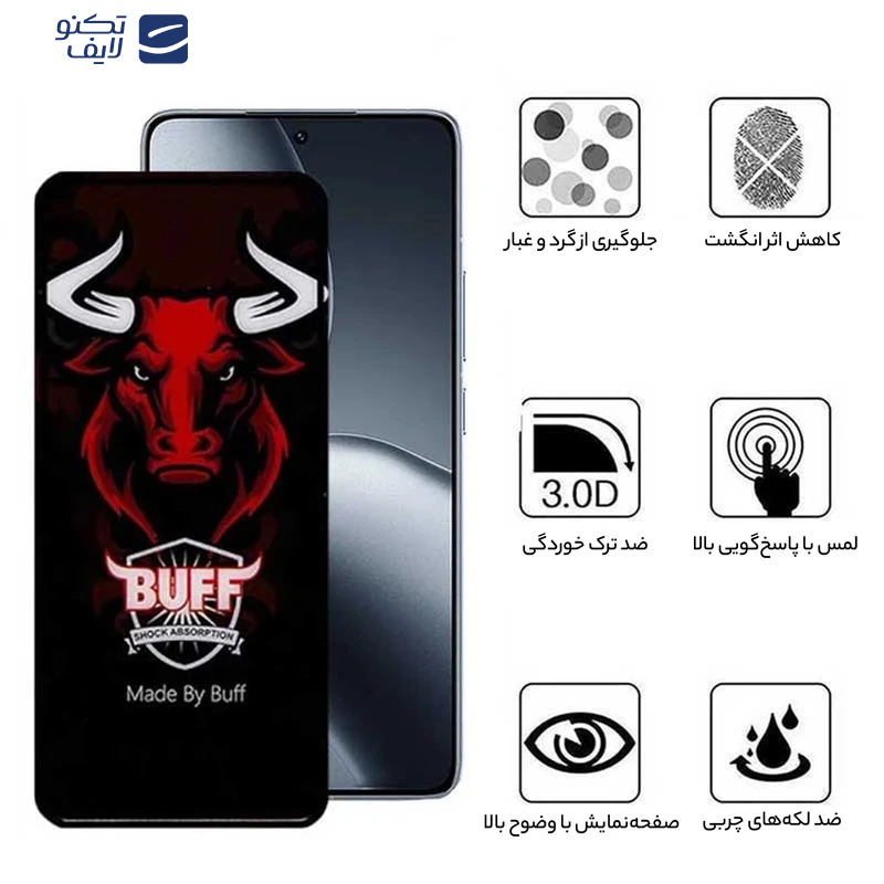محافظ صفحه نمایش بوف مدل Ceramic Pro-مناسب برای گوشی موبایل شیائومی Poco F7 Ultra /F7 Pro /15s Pro