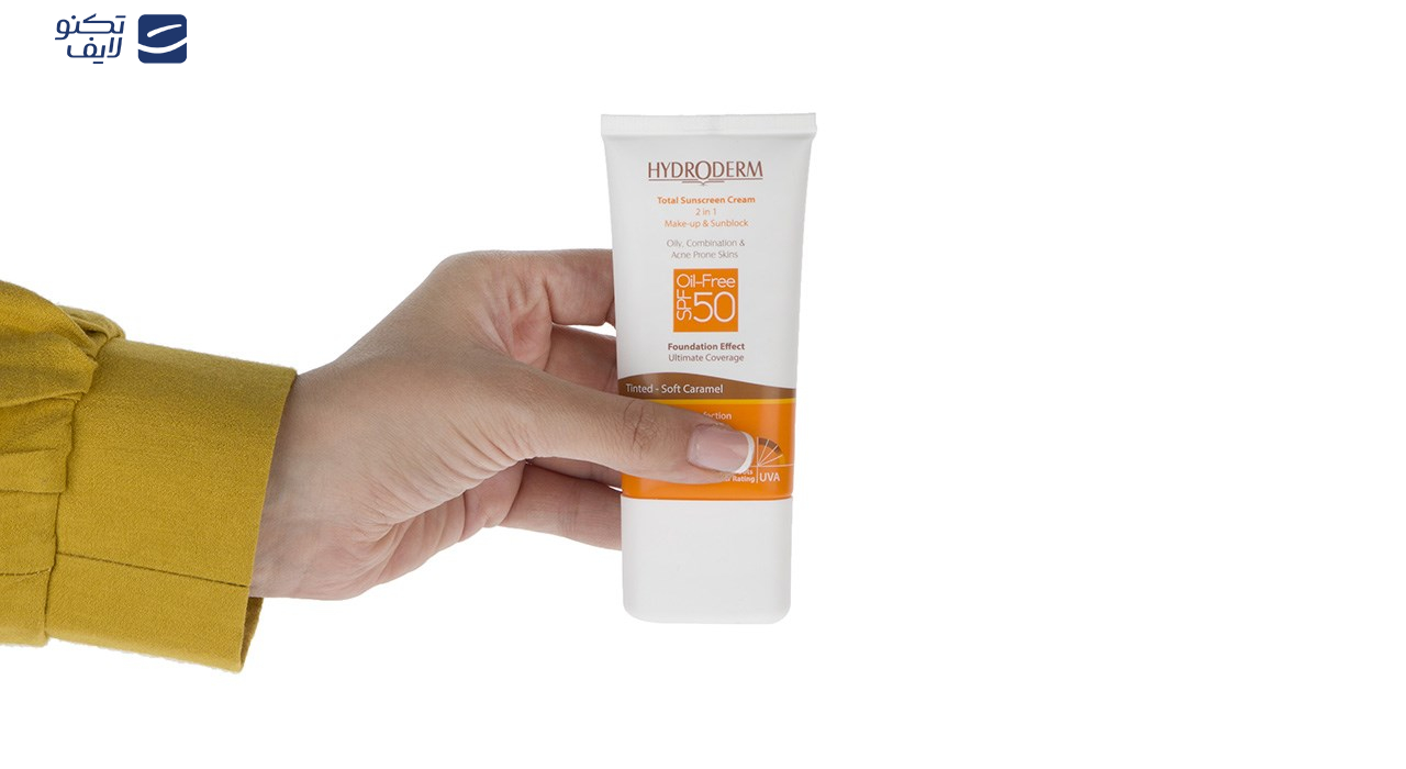 کرم ضد آفتاب هیدرودرم مدل Soft Caramel حجم 40 میلی لیتر