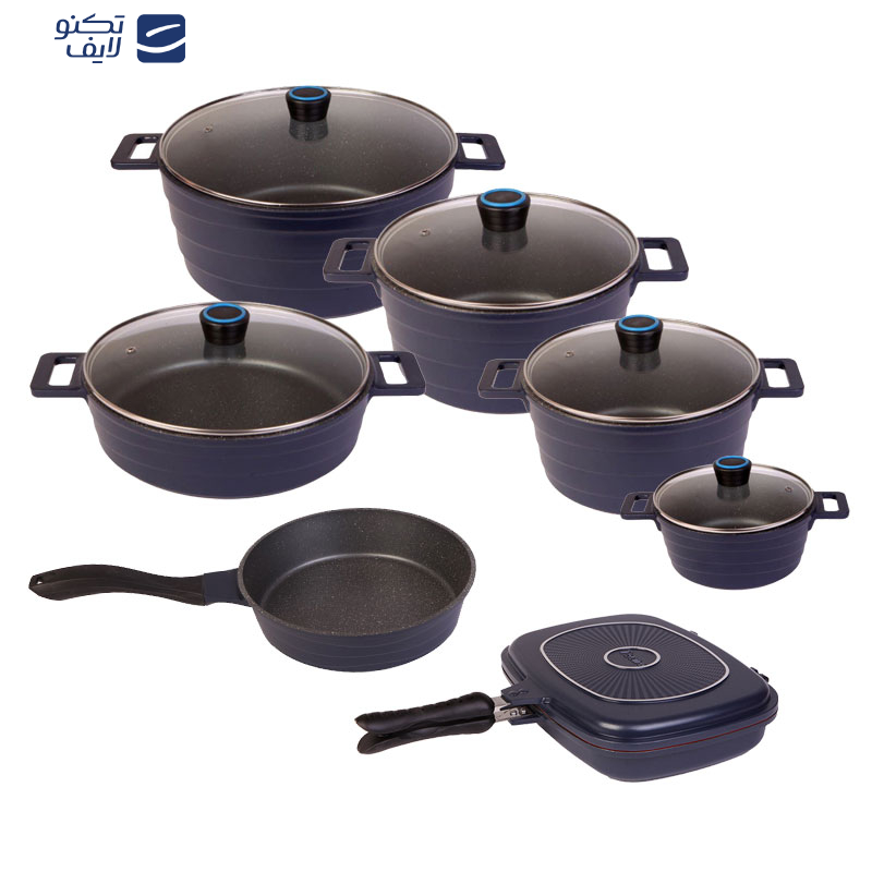 سرویس پخت و پز 13 پارچه تکنو مدل اورس سرویس پخت و پز 13 پارچه تکنو مدل اورس