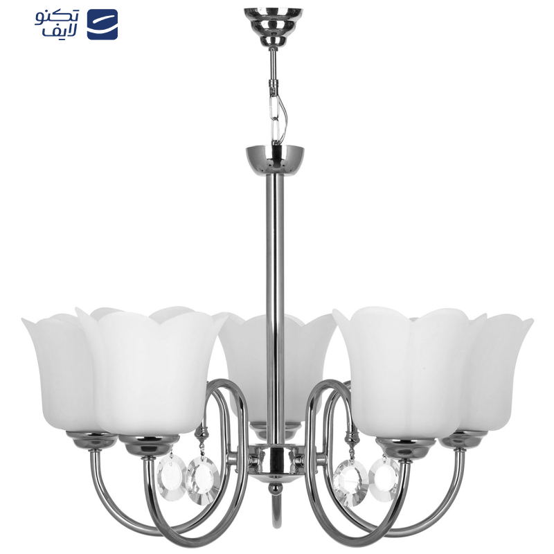 لوستر چشمه نور 5 شعله کد A856/5-O  