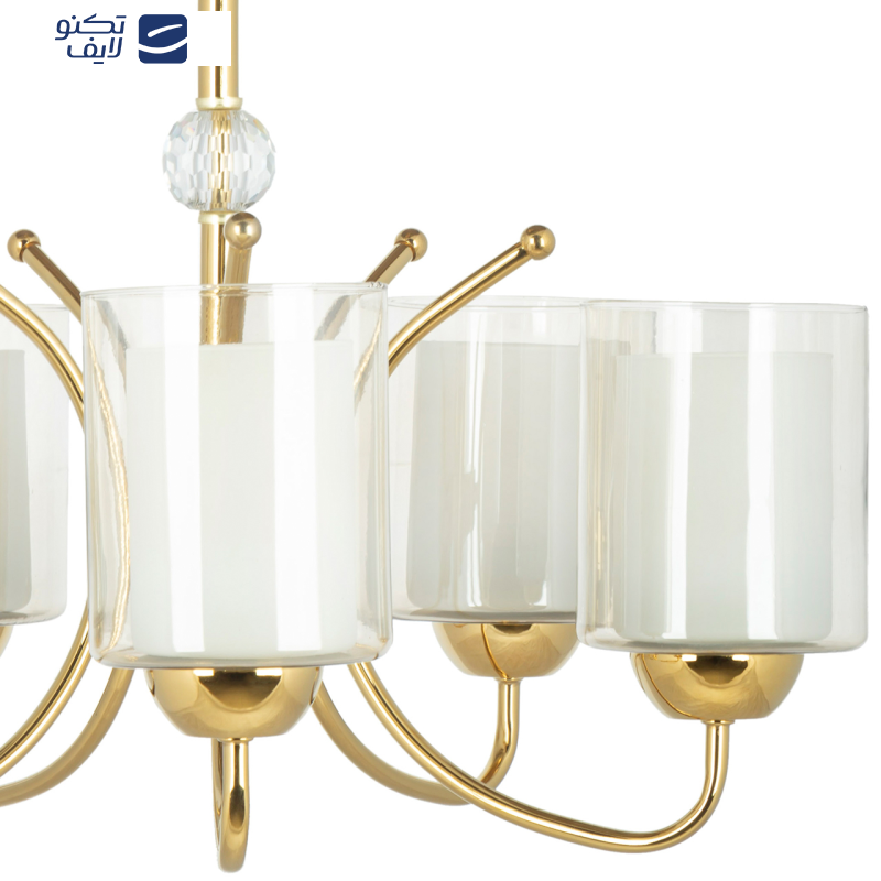 لوستر 5 شعله چشمه نور کد A824/5-G