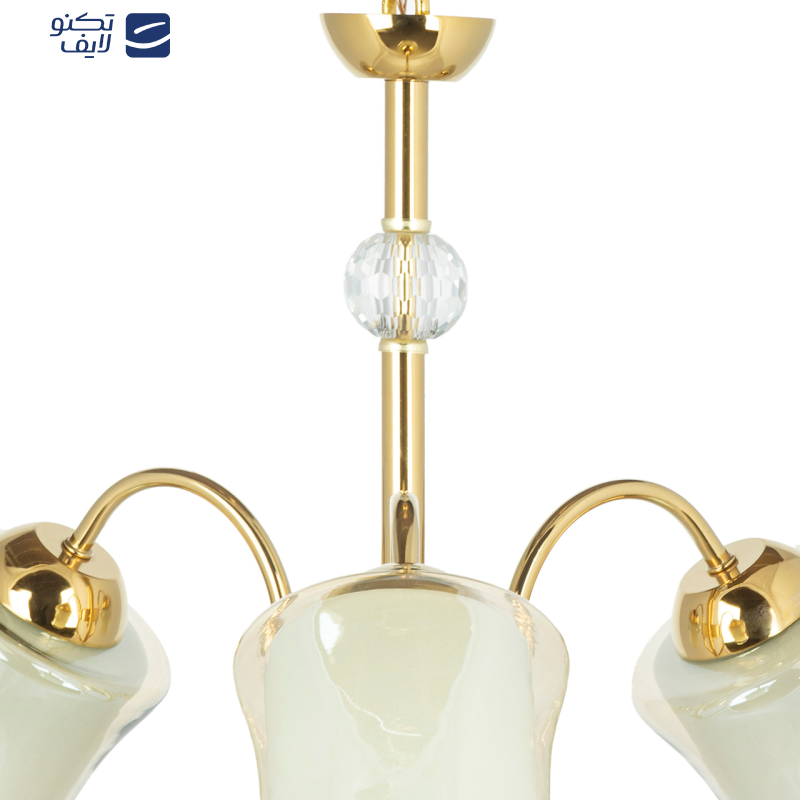 لوستر 3 شعله چشمه نور کد A833/3-G