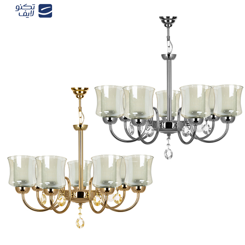 لوستر هفت شعله چشمه نور کد 811/7