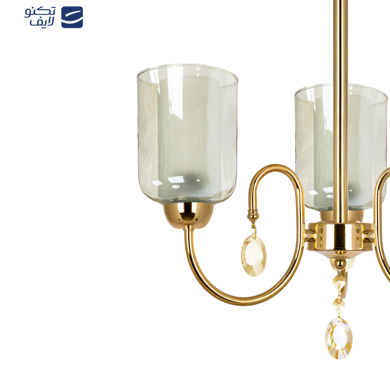 لوستر آویز سه شعله چشمه نور کد AB812/3