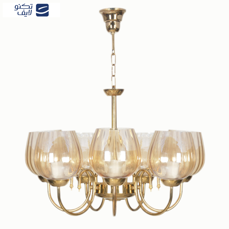 لوستر هفت شعله چشمه نور کد AB817/7   لوستر هفت شعله چشمه نور کد AB817/7
