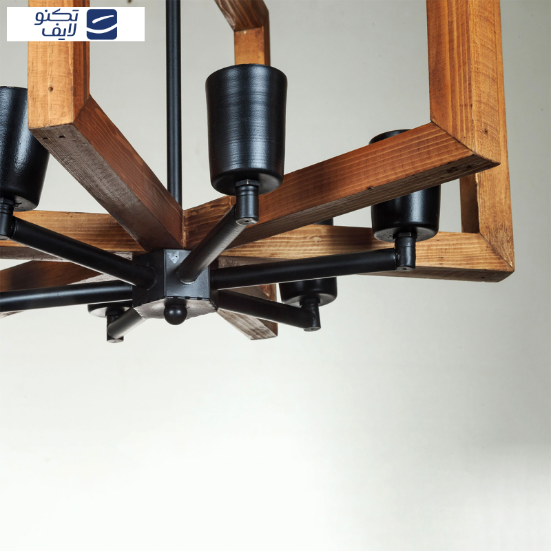 لوستر آویز 6 شعله چشمه نور کد 2236/6