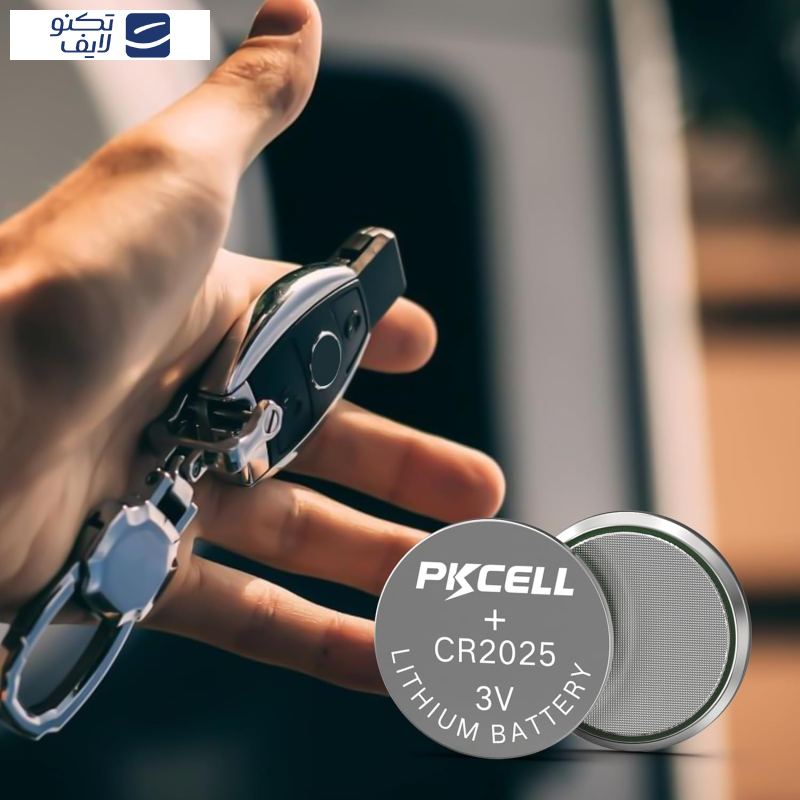 باتری سکه ای پی‌کی سل مدل CR2025 3V Lithium Manganese بسته 2 عددی