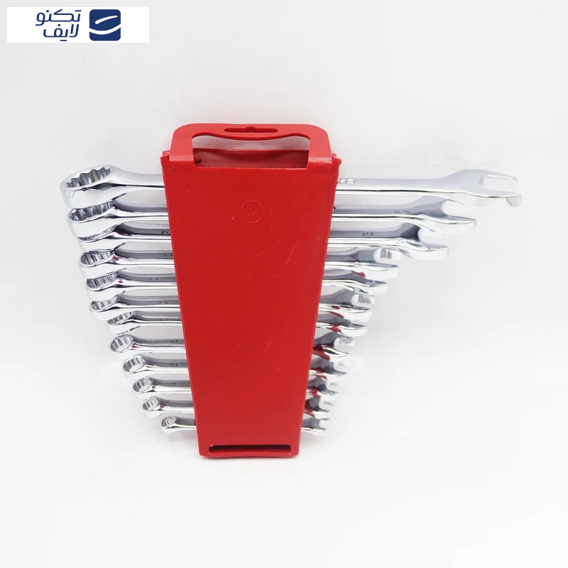 آچار یکسر تخت و یکسر رینگی استرانگ مدل AJ-12PCS-STRONG مجموعه 12 عددی آچار یکسر تخت و یکسر رینگی استرانگ مدل AJ-12PCS-STRONG مجموعه 12 عددی