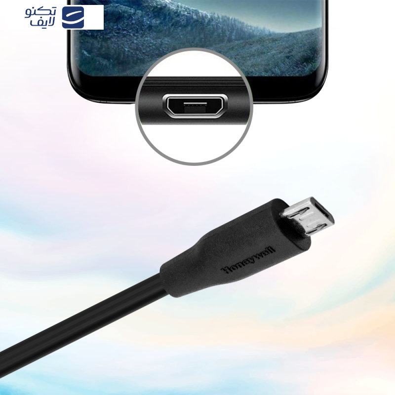 کابل تبدیل USB به microUSB هانیول مدل HC000022 طول 1.2 متر کابل تبدیل USB به microUSB هانیول مدل HC000022 طول 1.2 متر