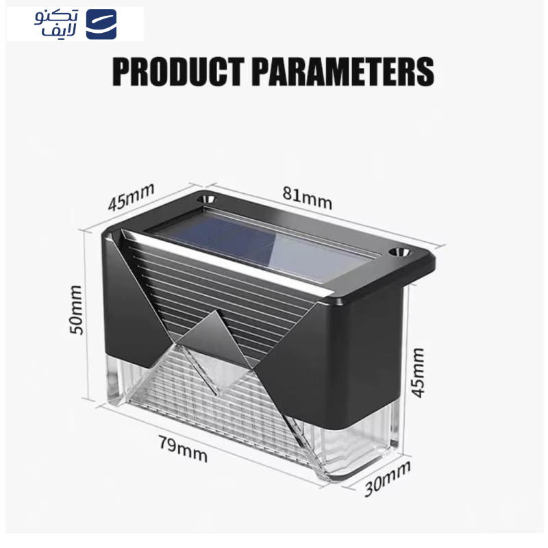 چراغ پارکی خورشیدی سولونیکس مدل LIGHTS مجموعه 4 عددی 