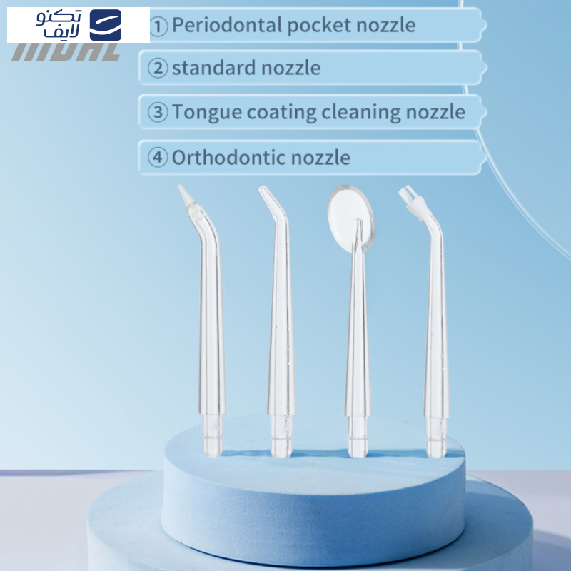 دستگاه شست و شوی دهان و دندان شارژی ام دی اچ ال مدل MD-6690 به همراه 4 سری دستگاه شست و شوی دهان و دندان شارژی ام دی اچ ال مدل MD-6690 به همراه 4 سری