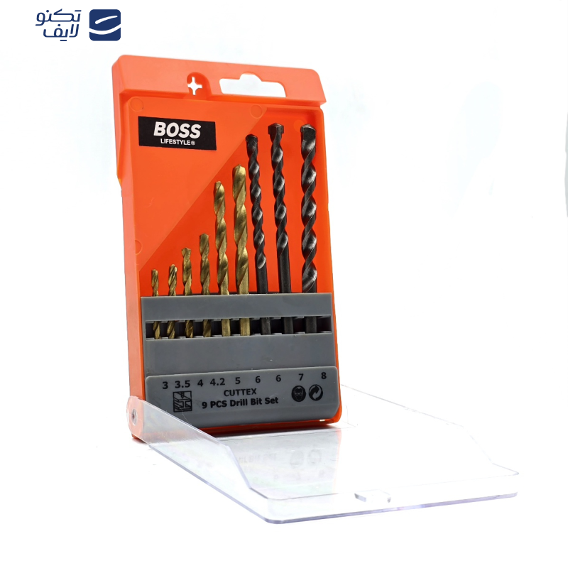 مته باس مدلDrill Bit Set مخصوص چوب ودیوار مجموعه 9 عددی