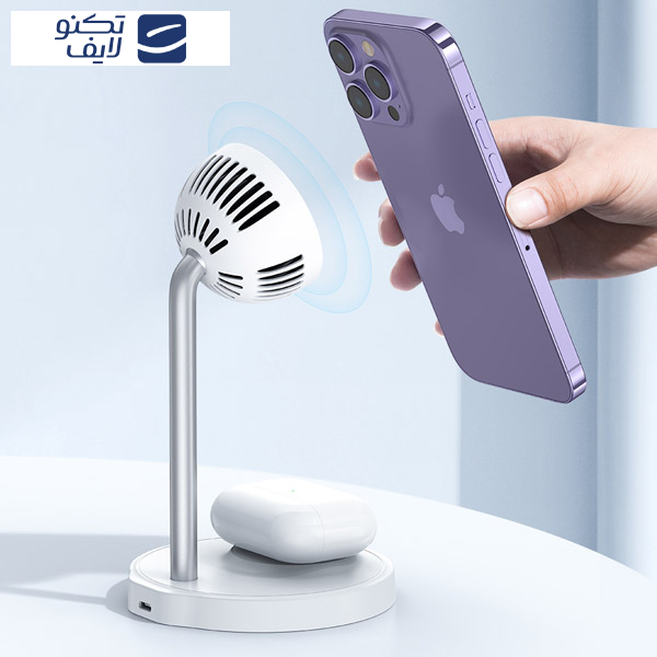 پایه نگهدارنده و شارژر بی سیم گوشی موبایل مک دودو مدل CH-215 پایه نگهدارنده و شارژر بی سیم گوشی موبایل مک دودو مدل CH-215