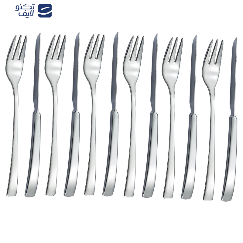 سرویس کارد و چنگال 12 پارچه 6 نفره جی فی نی مدل 141