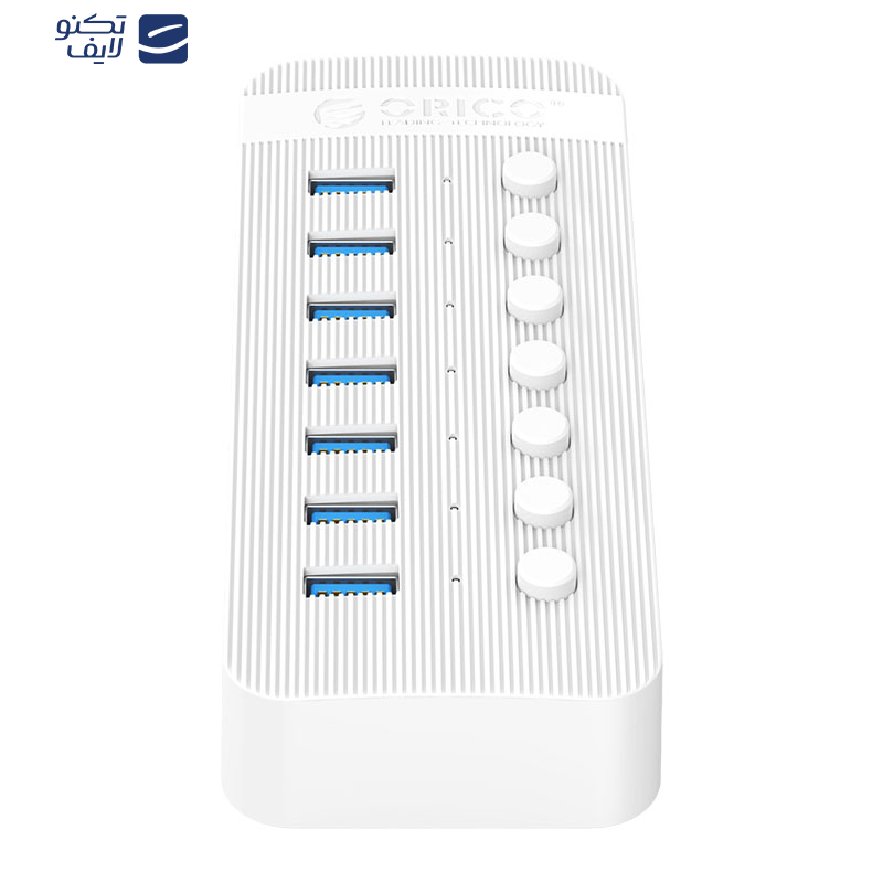 هاب 7 پورت USB 3.0 اوریکو مدل CT2U3-7AB هاب 7 پورت USB 3.0 اوریکو مدل CT2U3-7AB