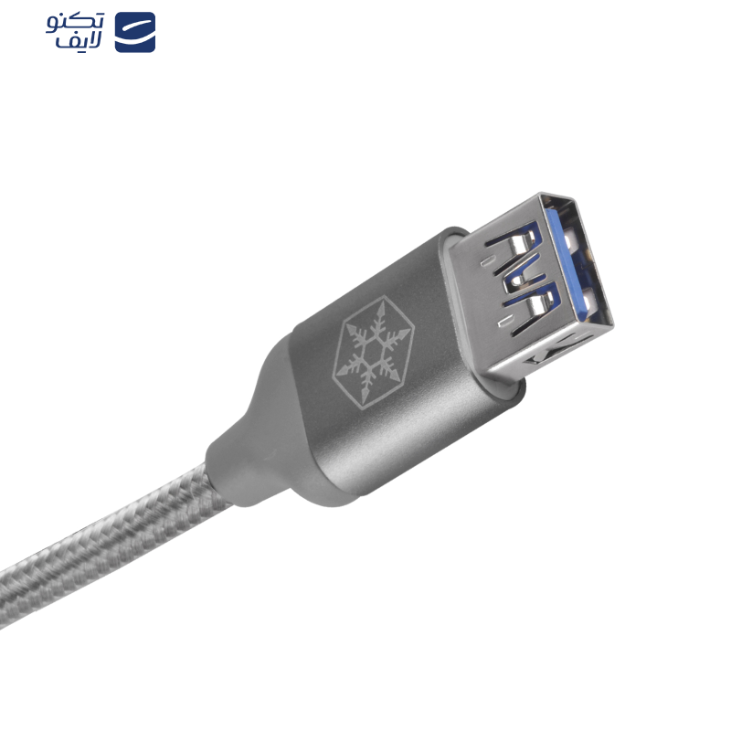 کابل تبدیل USB به USB-C سیلوراستون مدل CPU05 طول 0.5 متر کابل تبدیل USB به USB-C سیلوراستون مدل CPU05 طول 0.5 متر