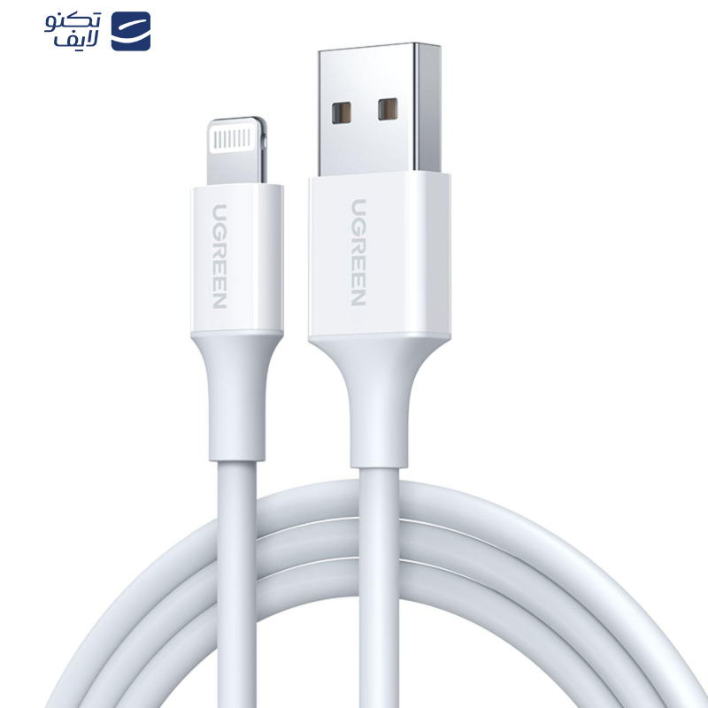 کابل تبدیل USB به لایتنینگ یوگرین مدل US155 طول 2 متر کابل تبدیل USB به لایتنینگ یوگرین مدل US155 طول 2 متر