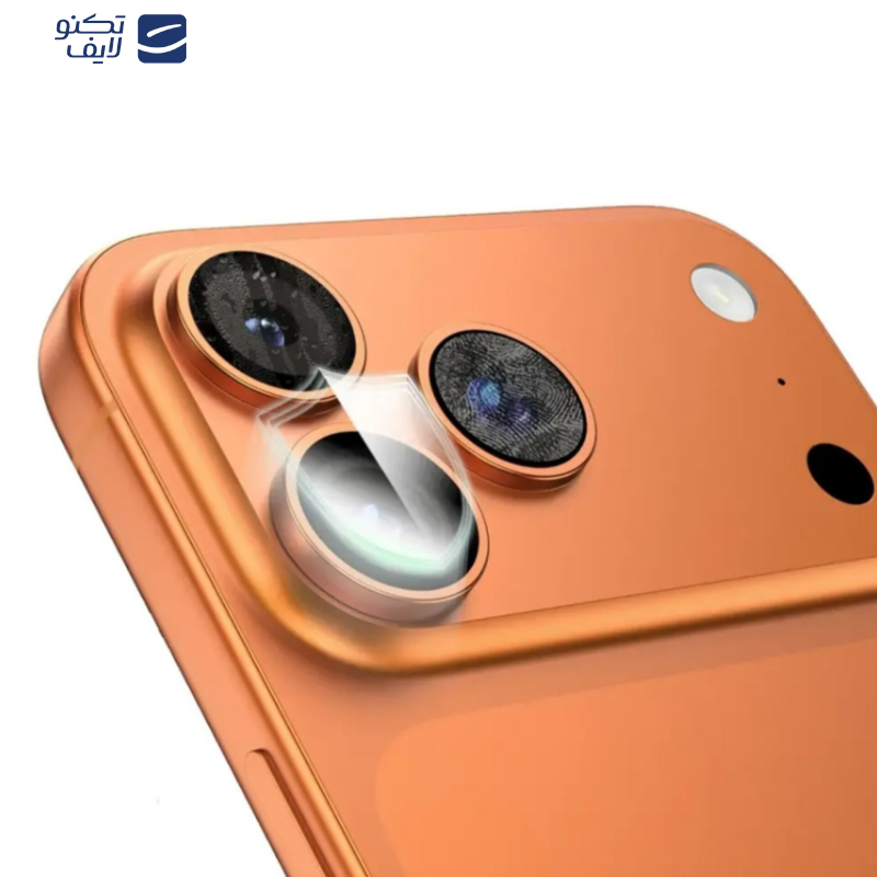 محافظ لنز دوربین شیشه ای اوجی مدل Crystal Shield مناسب برای گوشی موبایل اپل iPhone 17 Pro Max