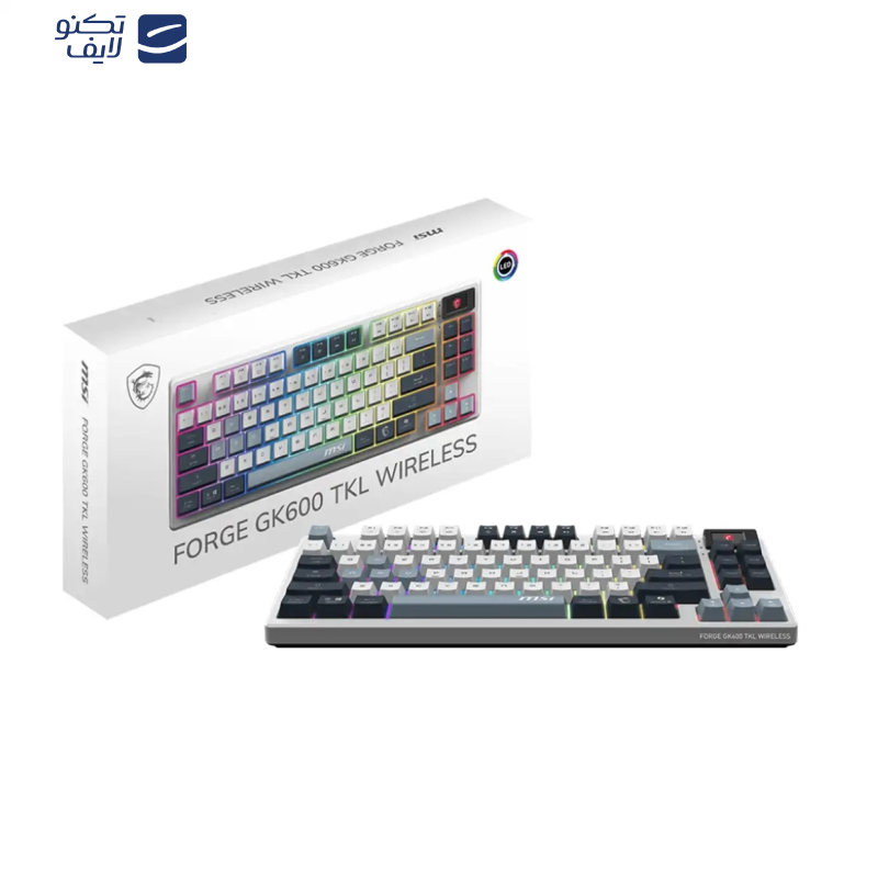 کیبورد مخصوص بازی ام اس آی مدل FORGE GK600 TKL SKY کیبورد مخصوص بازی ام اس آی مدل FORGE GK600 TKL SKY