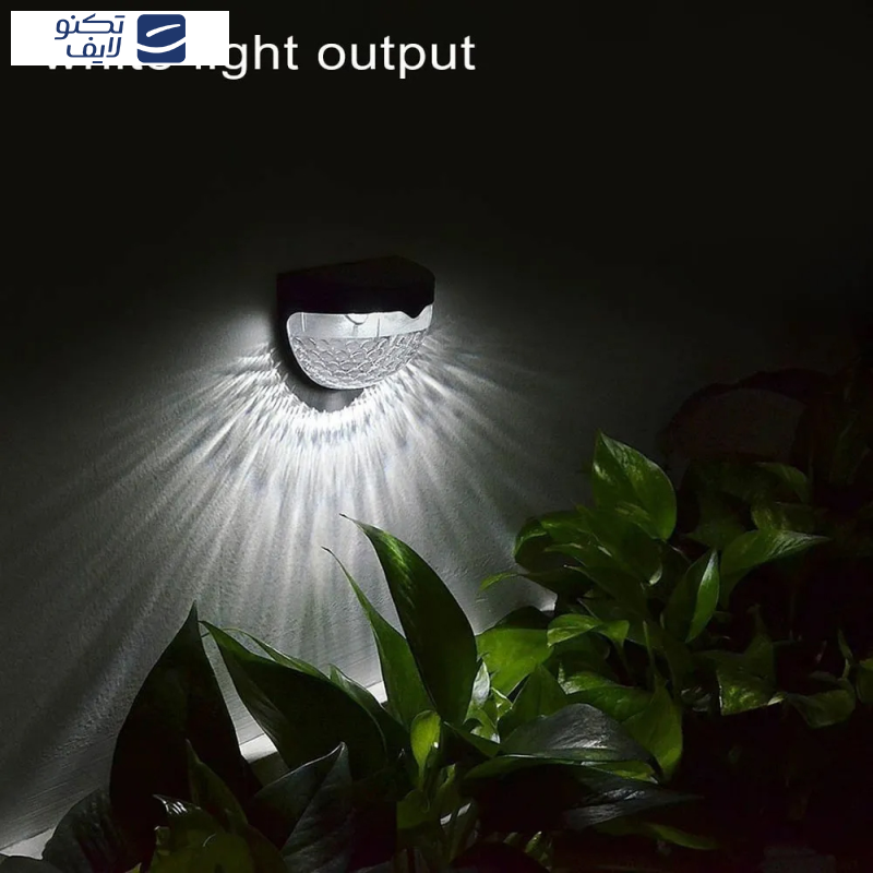 چراغ دیواری خورشیدی مدل Solonix-6F بسته 2 عددی چراغ دیواری خورشیدی مدل Solonix-6F بسته 2 عددی