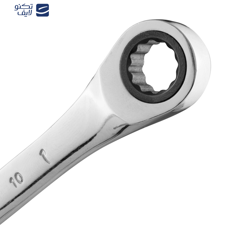 آچار یکسر تخت و یک سر جغجغه رونیکس مدل RH-2160 سایز ۱۰