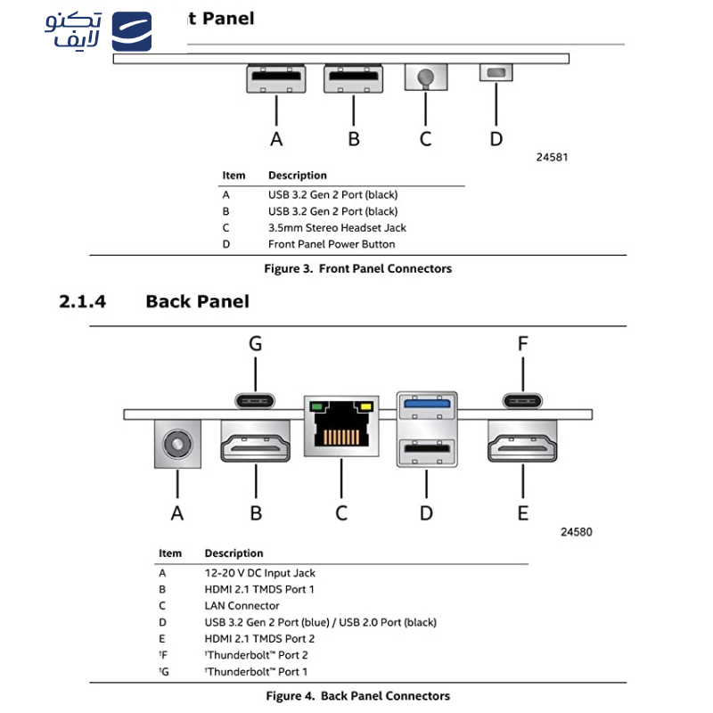 کامپیوتر کوچک اینتل مدل NUC13ANHI5 (16-512)