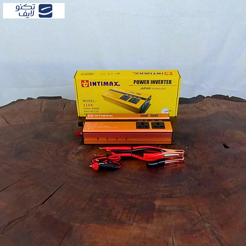 مبدل برق خودرو صنعتی اینتیمکث کد 1104 ظرفیت 4500 وات