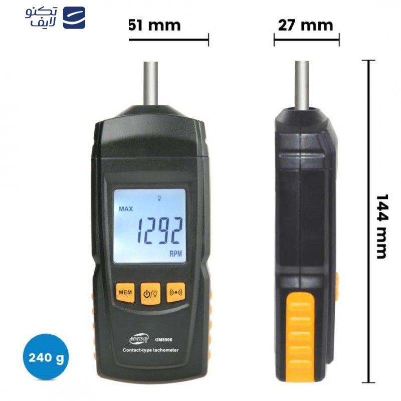دورسنج مکانیکی بنتک مدل GM8906 دورسنج مکانیکی بنتک مدل GM8906