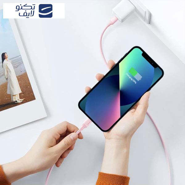 کابل تبدیل USB-C به لایتنینگ یوگرین مدل US387-15192 طول 1 متر کابل تبدیل USB-C به لایتنینگ یوگرین مدل US387-15192 طول 1 متر