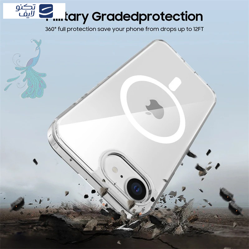 کاور پیکوک مدل Clear Magsafe مناسب برای گوشی موبایل اپل iPhone 16e کاور پیکوک مدل Clear Magsafe مناسب برای گوشی موبایل اپل iPhone 16e
