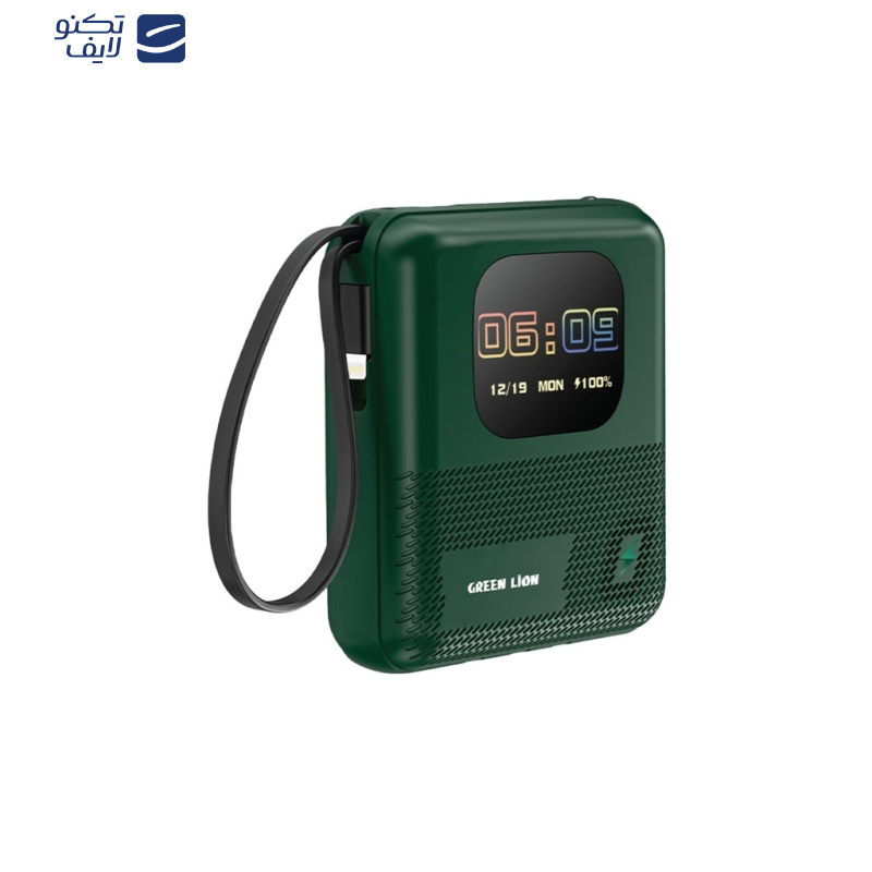 پاوربانک گرین لاین مدل Green Lion Smart Touch Screen ظرفیت 10000 میلی آمپرساعت پاوربانک گرین لاین مدل Green Lion Smart Touch Screen ظرفیت 10000 میلی آمپرساعت