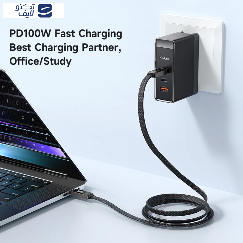 کابل USB-C مک دودو مدل CA-447 طول 1.2متر کابل USB-C مک دودو مدل CA-447 طول 1.2متر
