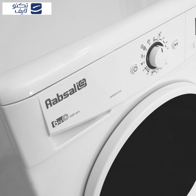 ماشین لباسشویی 6 کیلوگرم اتوماتیک آبسال مدل WRE6410-W ماشین لباسشویی 6 کیلوگرم اتوماتیک آبسال مدل WRE6410-W