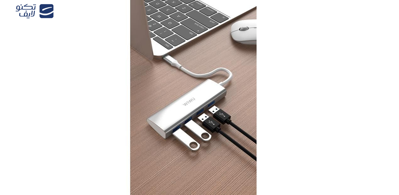 هاب 4 پورت USB-C ویوو مدل A440 هاب 4 پورت USB-C ویوو مدل A440