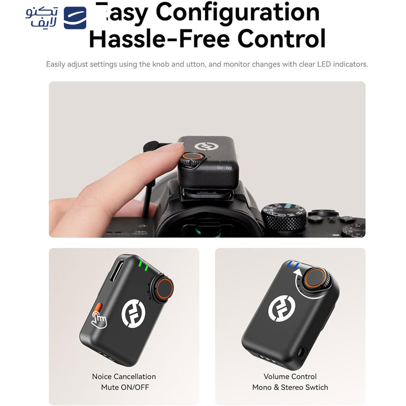 میکروفن بی سیم هالی لند مدل Lark M2S Ultimate Combo با درگاه اتصال USB-C و Lightning و TRS میکروفن بی سیم هالی لند مدل Lark M2S Ultimate Combo با درگاه اتصال USB-C و Lightning و TRS