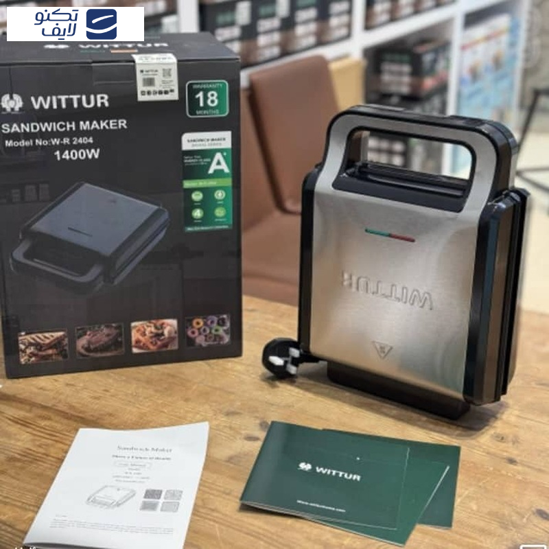 ساندویچساز چهار خانه ویتور مدل WR 2404 ساندویچساز چهار خانه ویتور مدل WR 2404