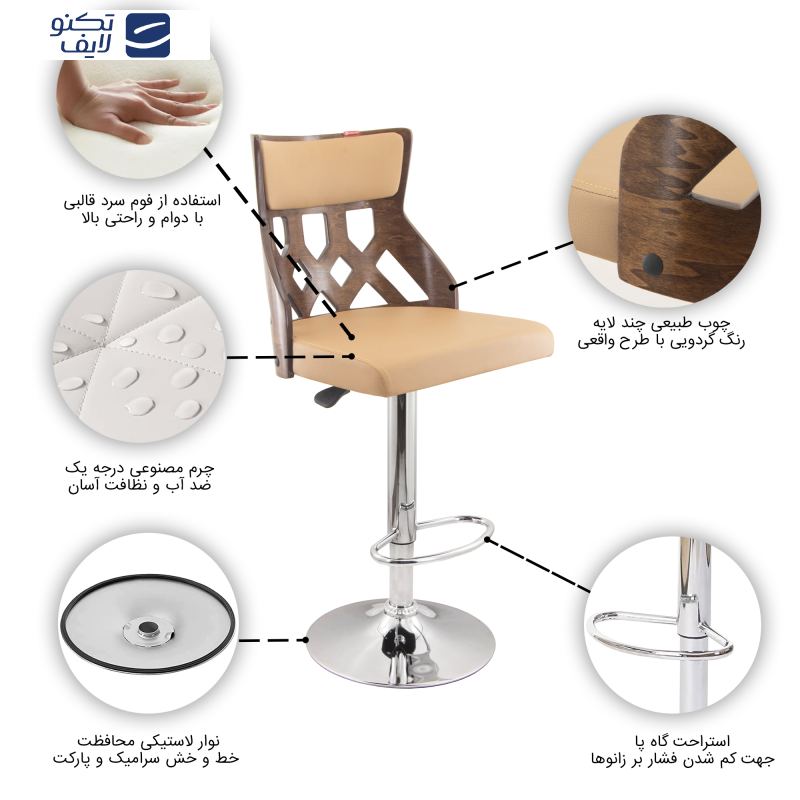 صندلی اپن هوگر مدل BH370-PA