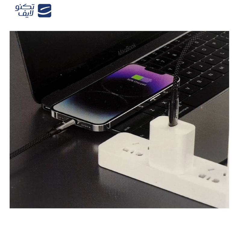 کابل تبدیل USB-C به لایتنینگ جووی مدل LI-173 طول 1 متر کابل تبدیل USB-C به لایتنینگ جووی مدل LI-173 طول 1 متر