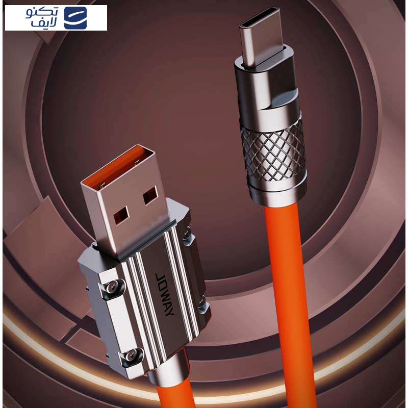 کابل تبدیل USB به USB-C جووی مدل TC120 طول 1 متر کابل تبدیل USB به USB-C جووی مدل TC120 طول 1 متر