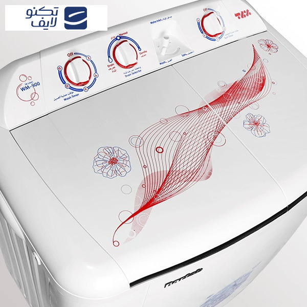 ماشین لباسشویی برفاب مدل WM-900  ظرفیت 7 کیلوگرم