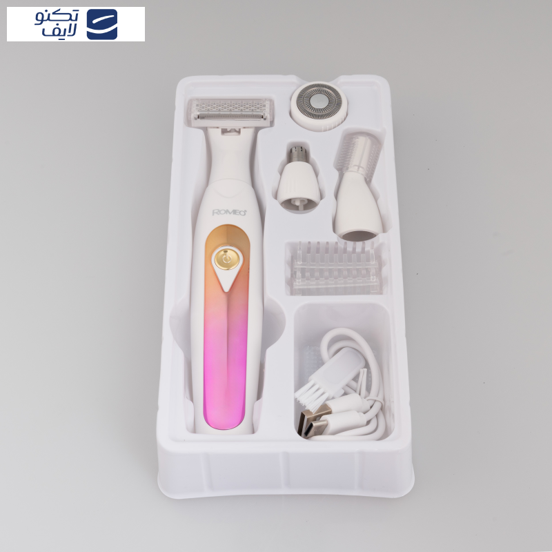ماشین اصلاح موی بدن بانوان رومئو مدل Rm-4041 ماشین اصلاح موی بدن بانوان رومئو مدل Rm-4041
