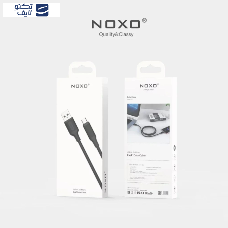 کابل تبدیل USB-A به Microusb نوکسو مدل CN-1 طول 1متر کابل تبدیل USB-A به Microusb نوکسو مدل CN-1 طول 1متر