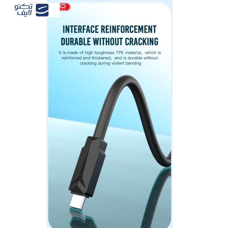 کابل تبدیل usb به لایتنینگ ایکس او مدل nb232 طول 1متر