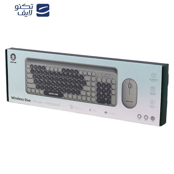 کیبورد و ماوس گرین لاین مدل Wireless duo کیبورد و ماوس گرین لاین مدل Wireless duo