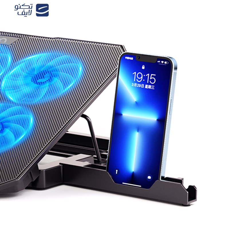 پایه خنک کننده لپ تاپ دارای پورت USB تسکو مدل TCLP 3112 با قابلیت تنظیم ارتفاع پایه خنک کننده لپ تاپ دارای پورت USB تسکو مدل TCLP 3112 با قابلیت تنظیم ارتفاع