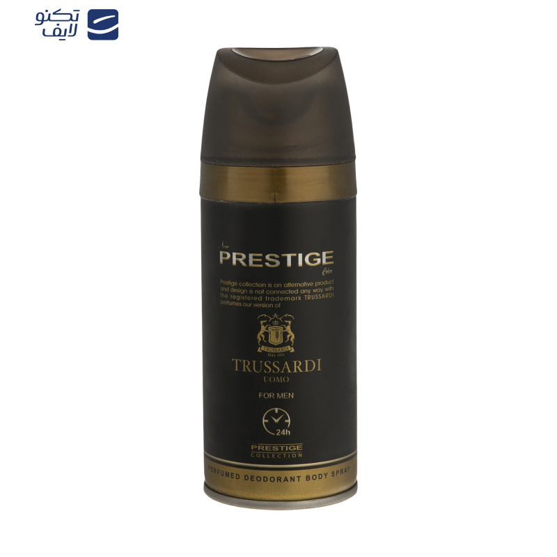 اسپری مردانه پرستیژ مدل Trussardi Uomo حجم 150 میلی لیتر