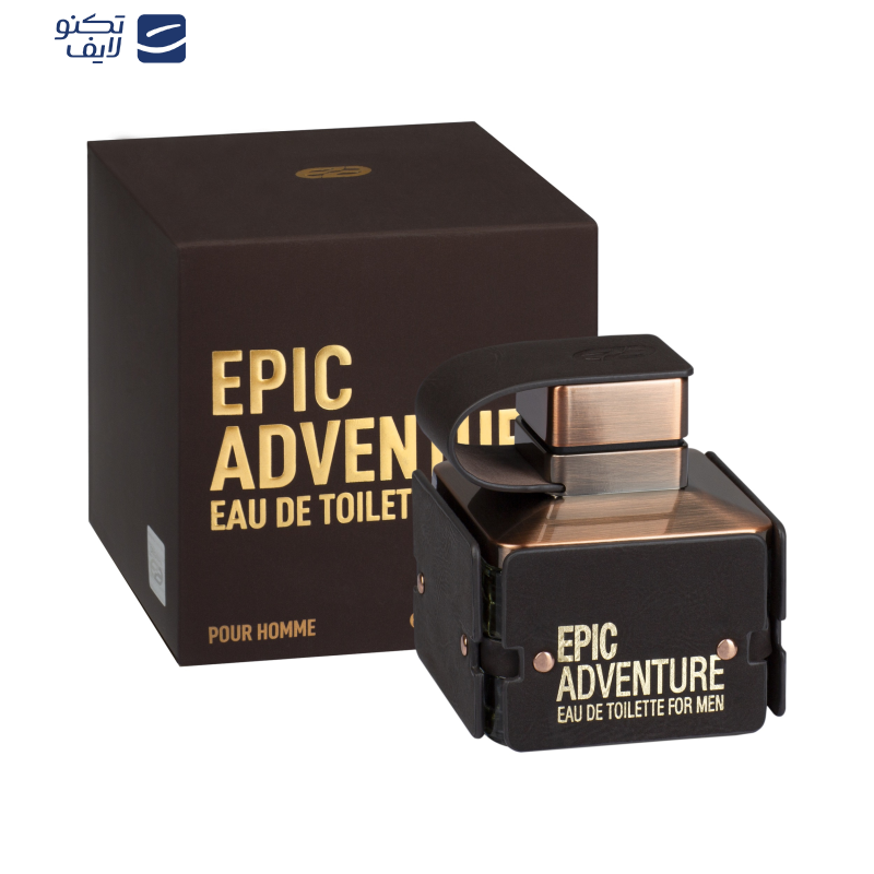 ادو تویلت مردانه عماد آرا مدل Epic Adventure حجم 100 میلی لیتر
