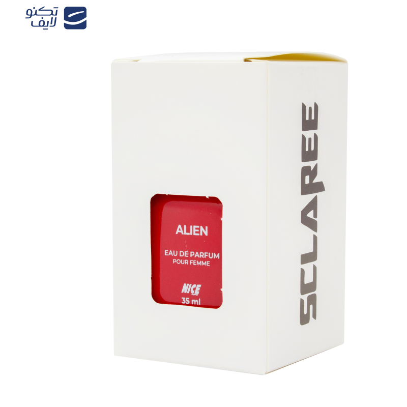 عطر جیبی زنانه نایس پاپت مدل Alien حجم 35 میلی لیتر عطر جیبی زنانه نایس پاپت مدل Alien حجم 35 میلی لیتر